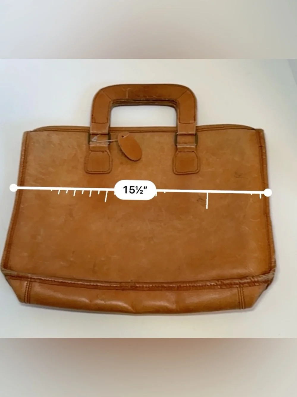 Magid vintage leather briefcase